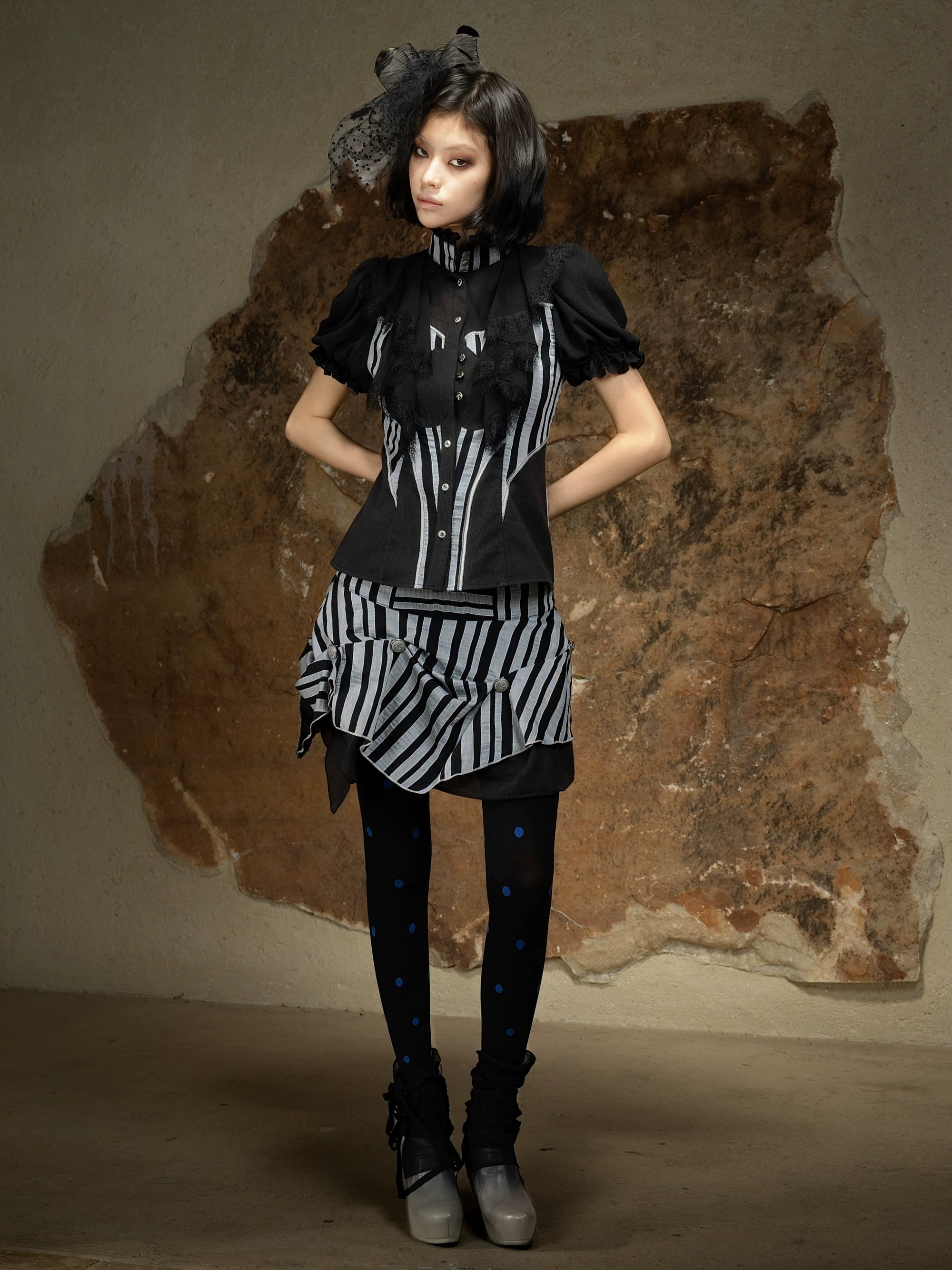 circus stripe skirt
