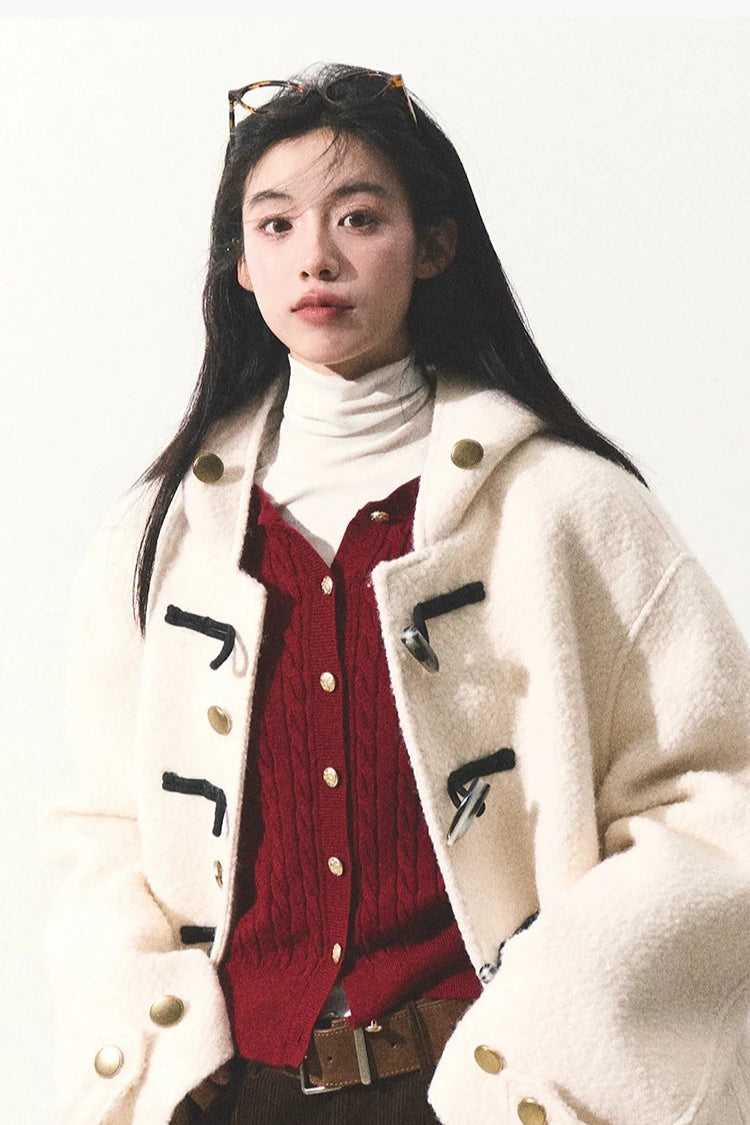 loop wool coat