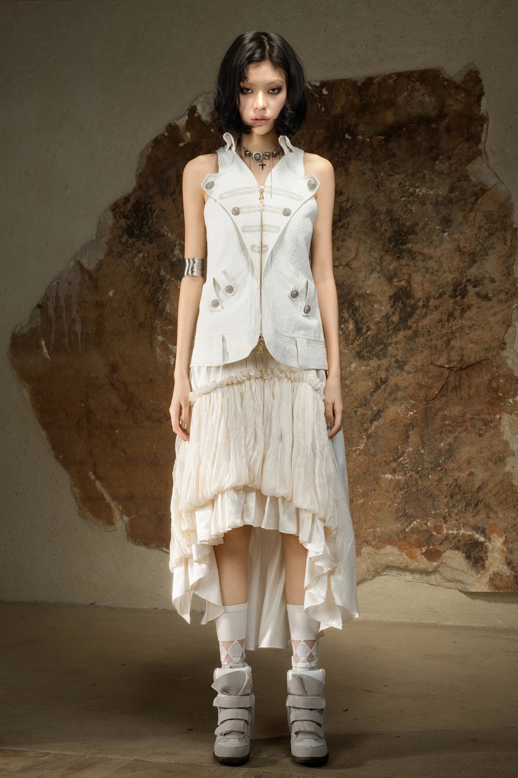 tailored napoleon vest
