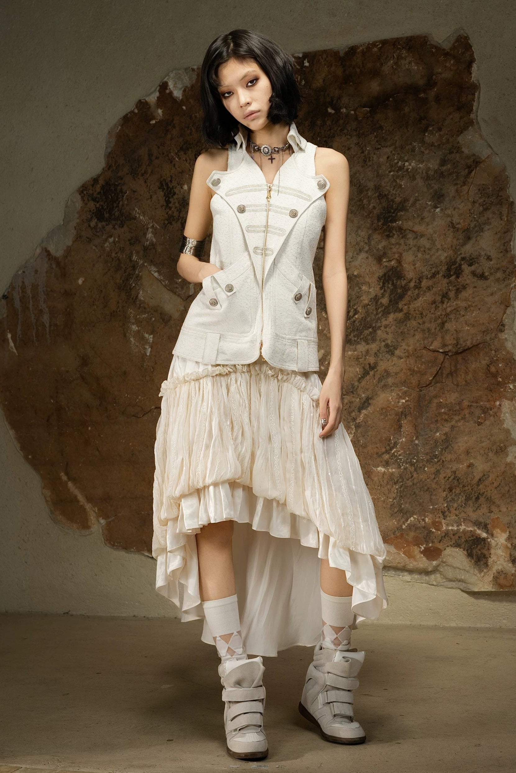 romance layered skirt