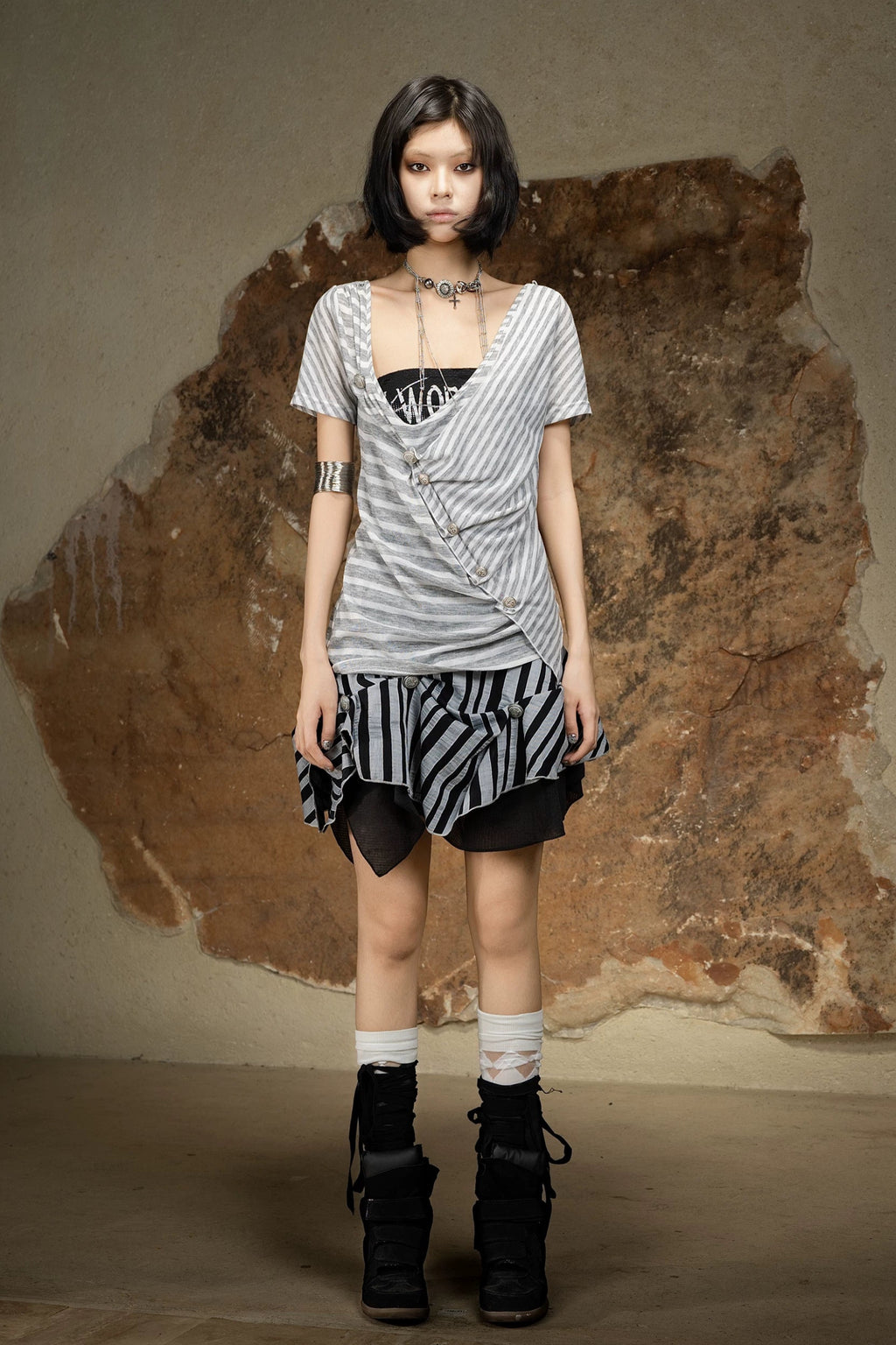 circus stripe skirt