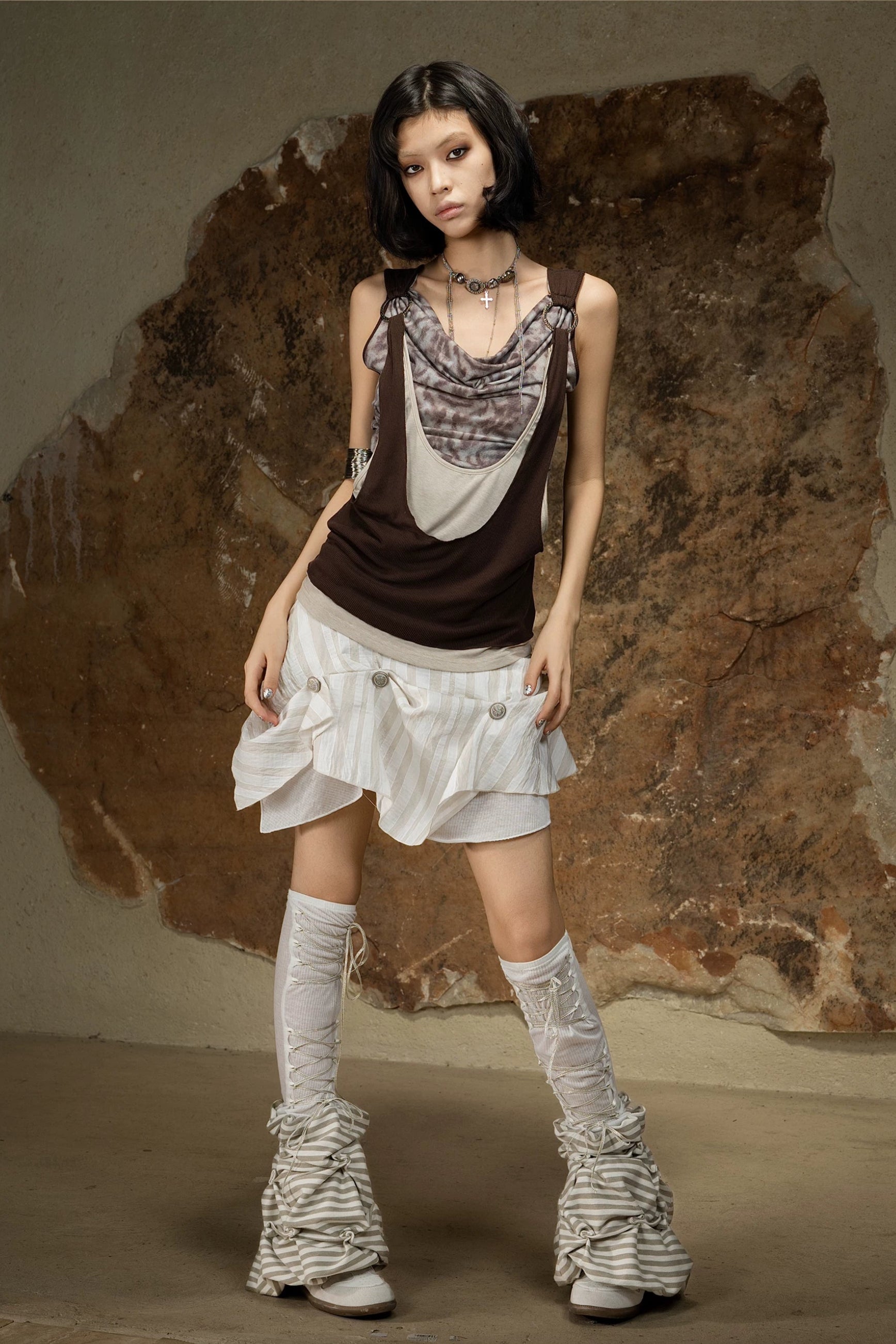 circus stripe skirt