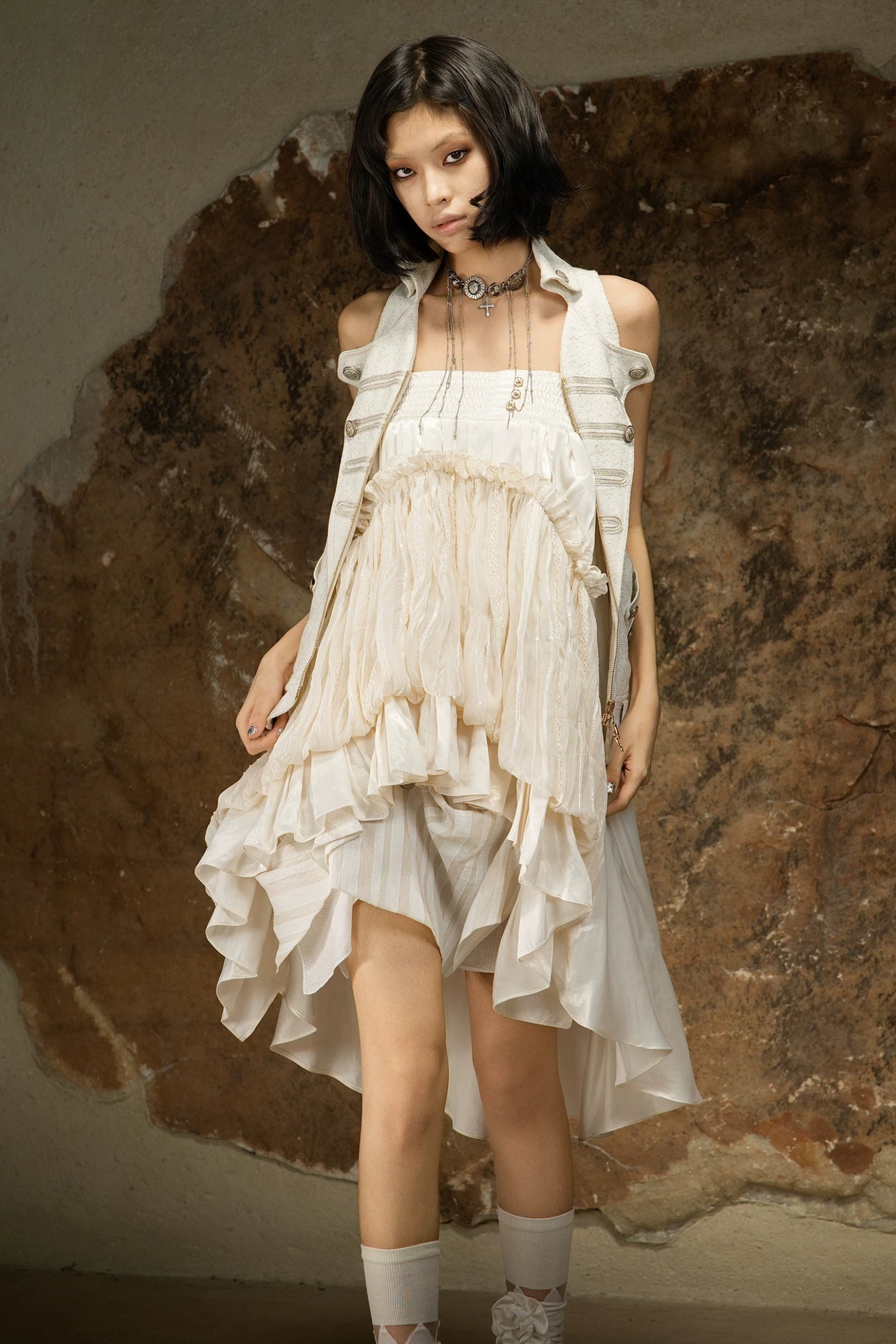 romance layered skirt