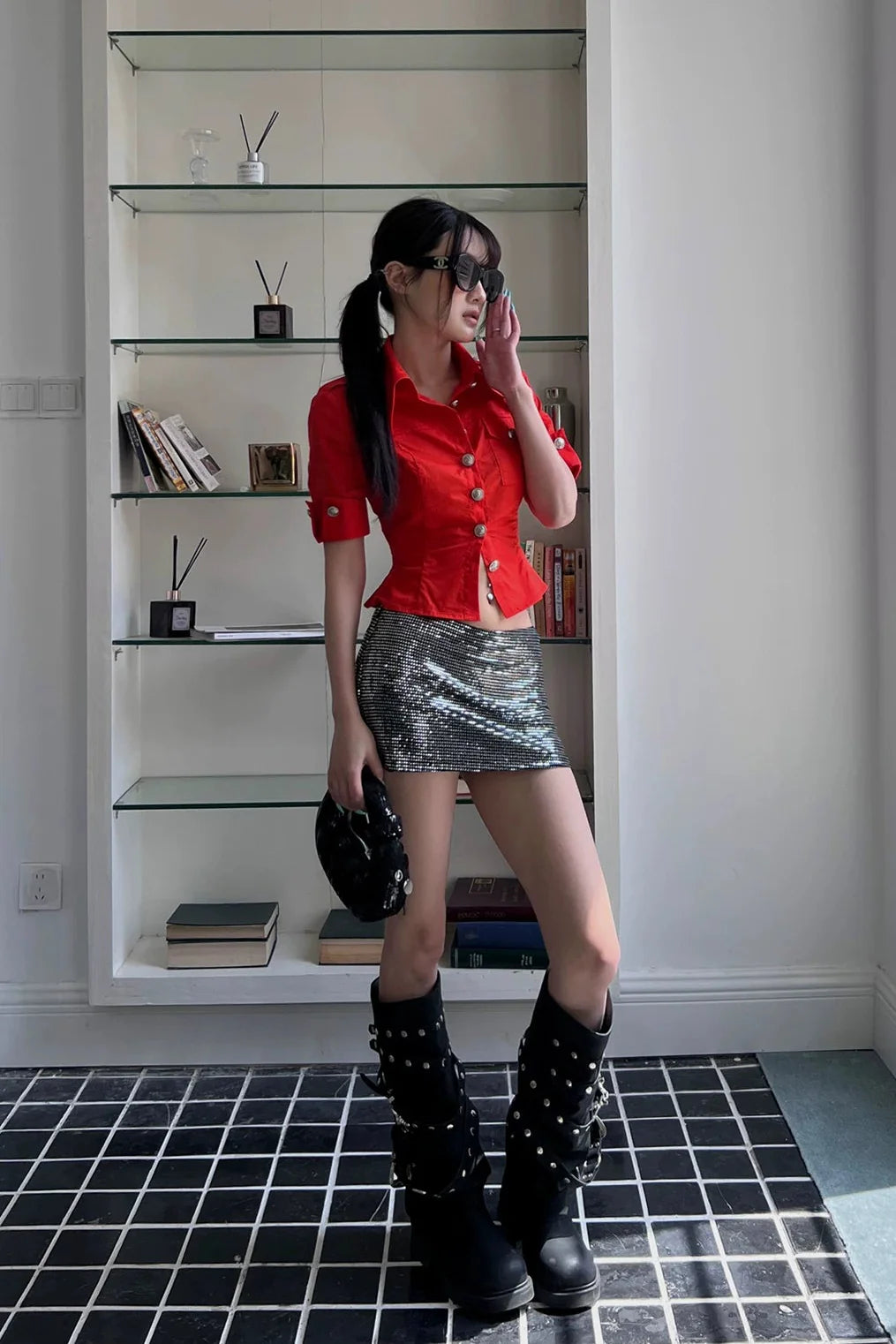 disco gram skirt10011