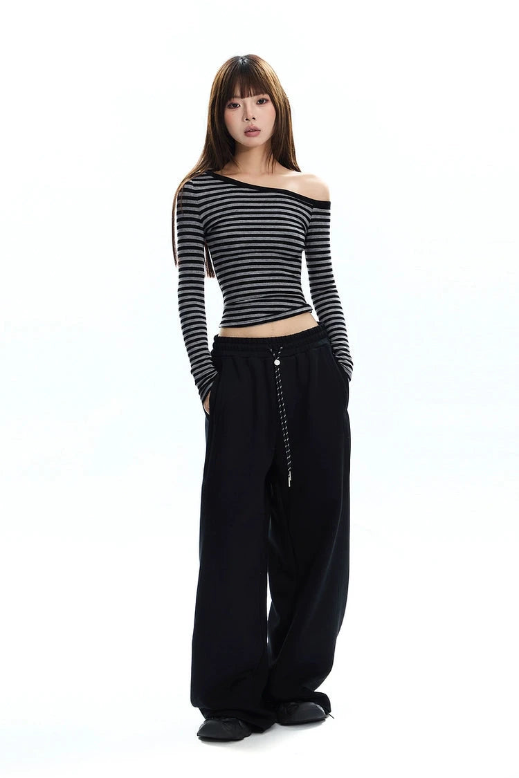 relaxed straight sweatpants