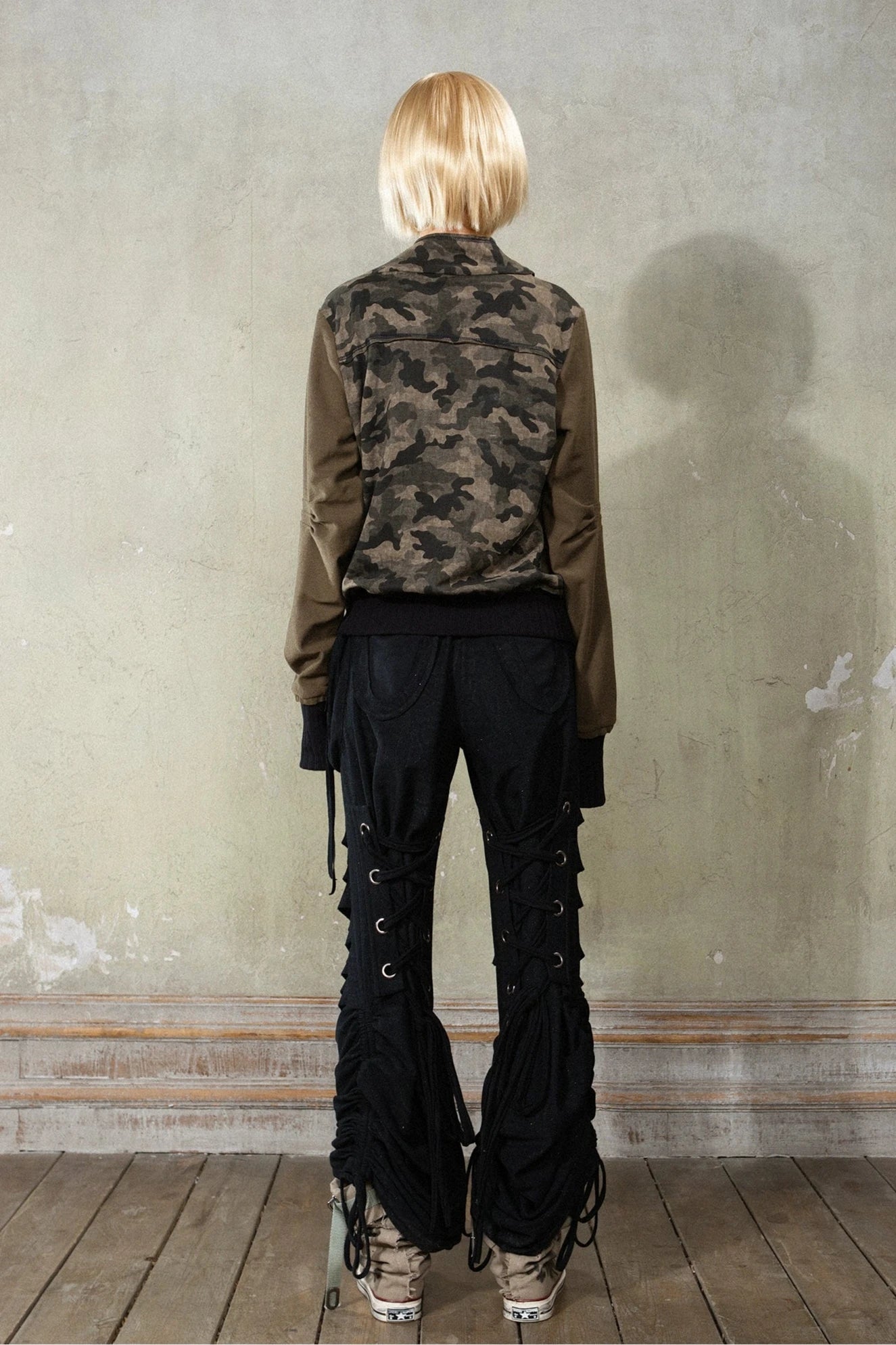 asymmetry camouflage tops