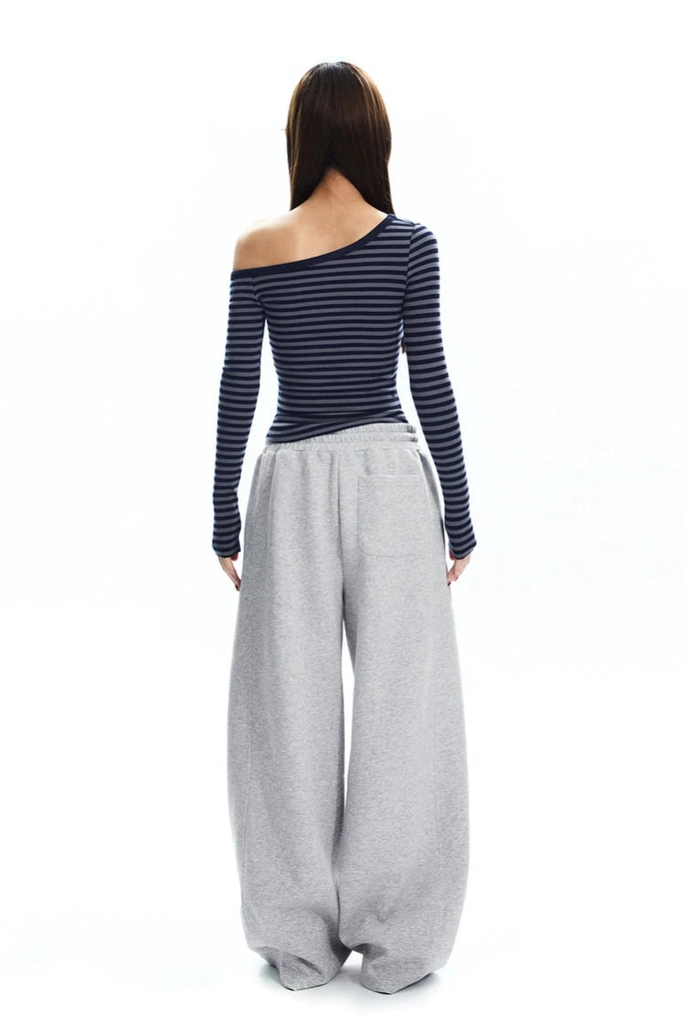 relaxed straight sweatpants