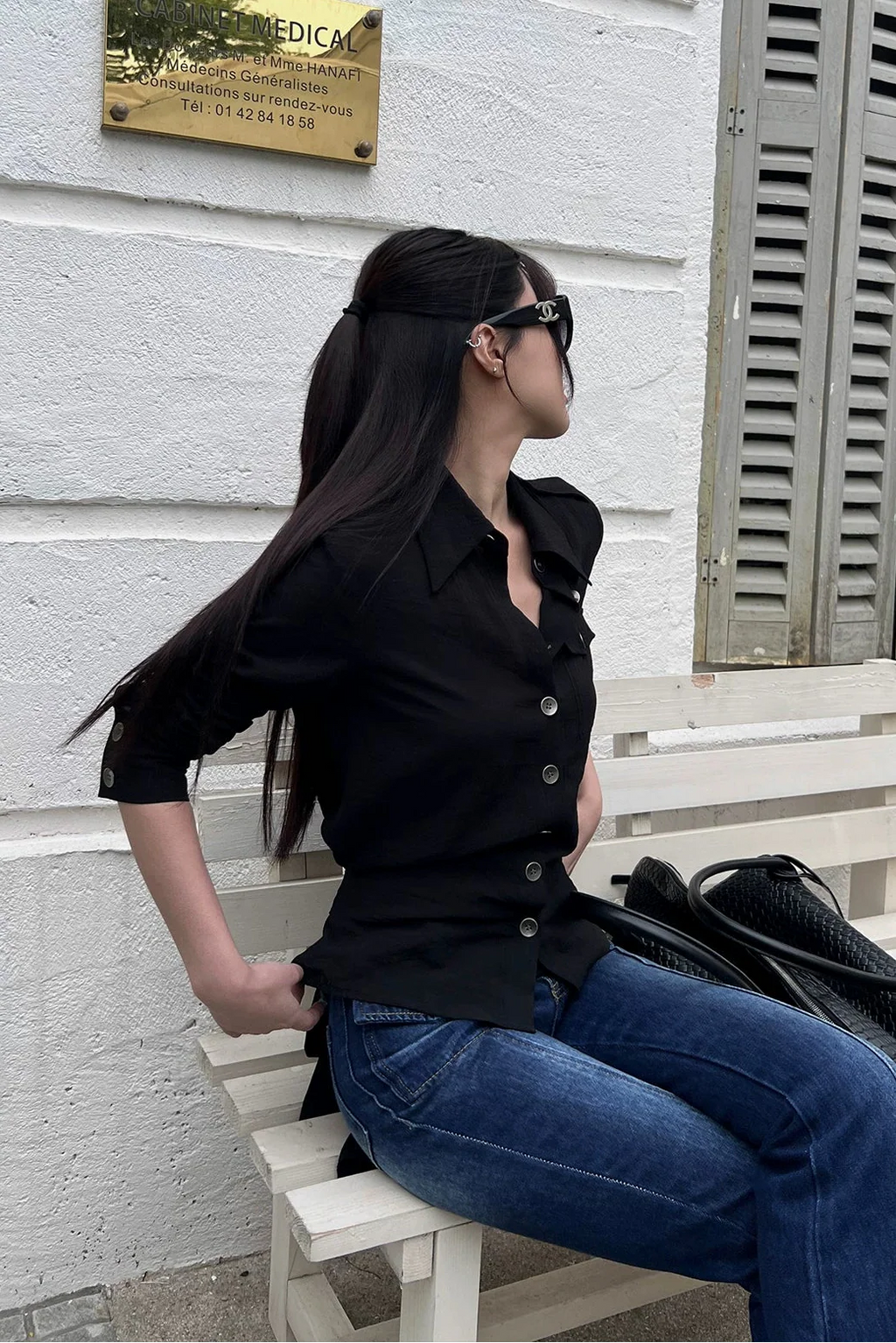 tie waist utility shirt10016