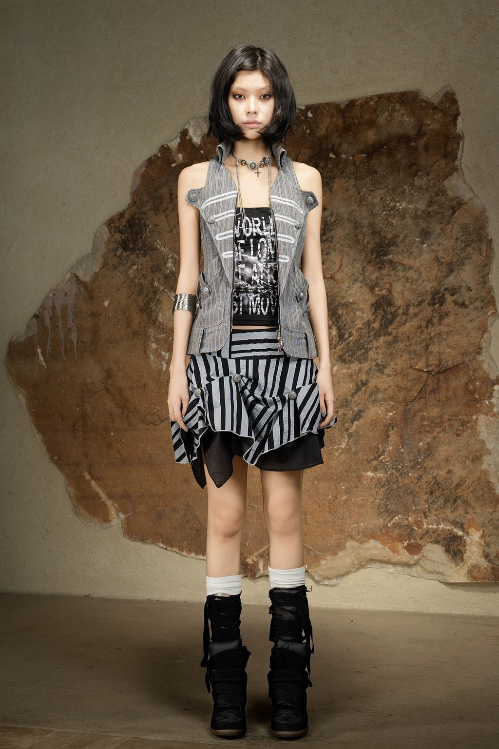circus stripe skirt