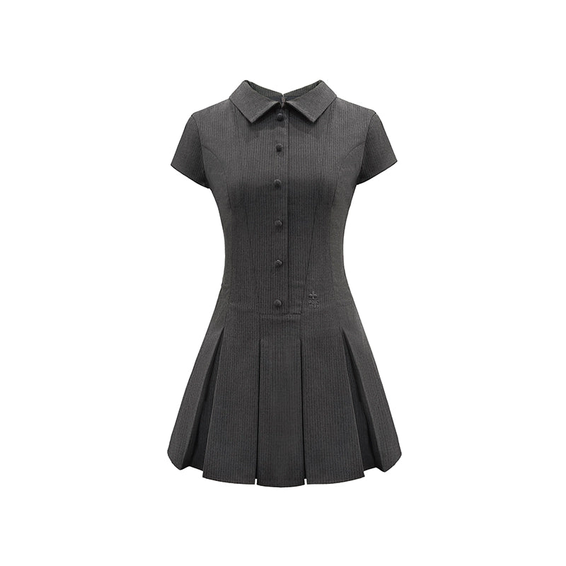 ワンピース oakmoo slim girly onepiece DL10004 xs slim girly onepiece – Sense Market