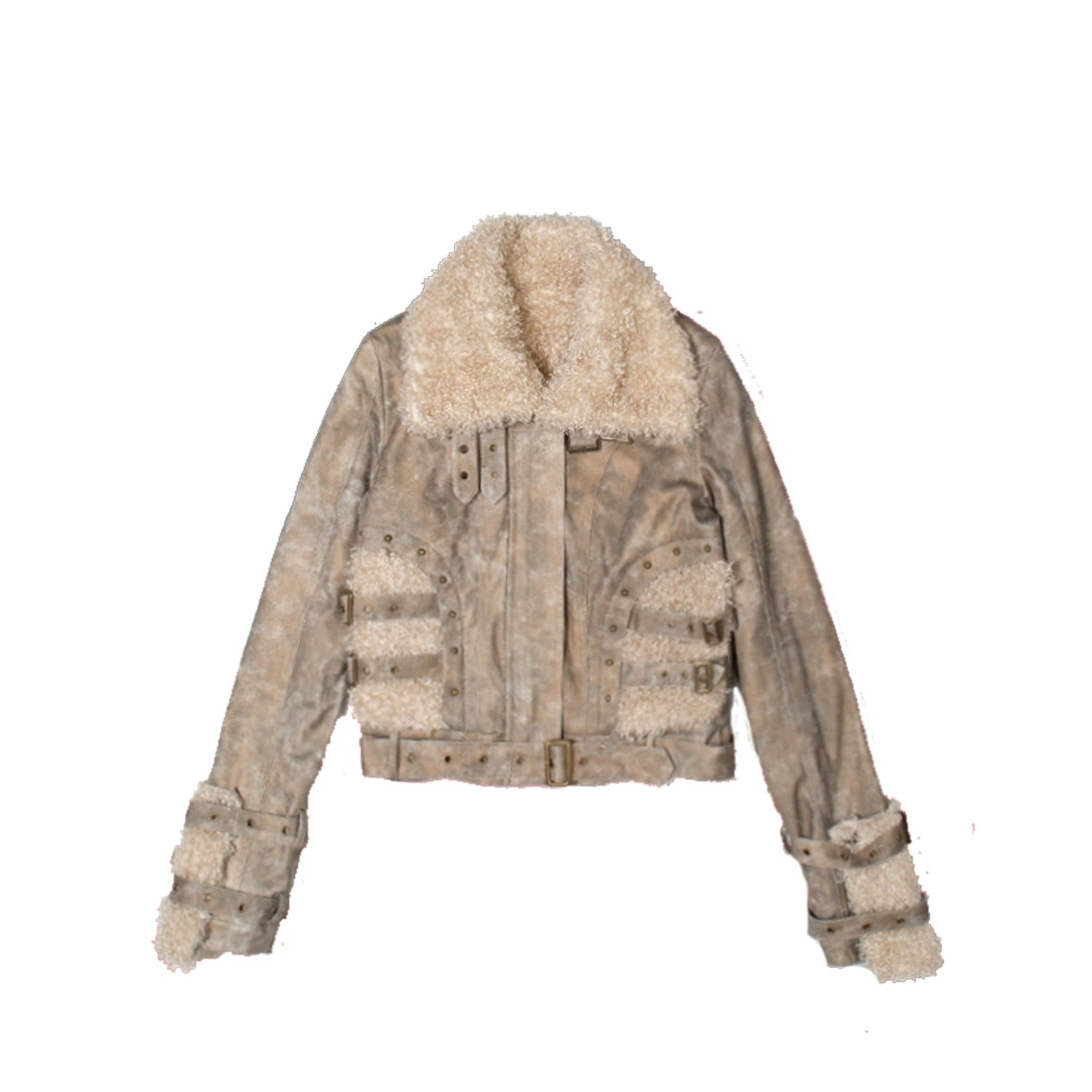 punk eco fur coat