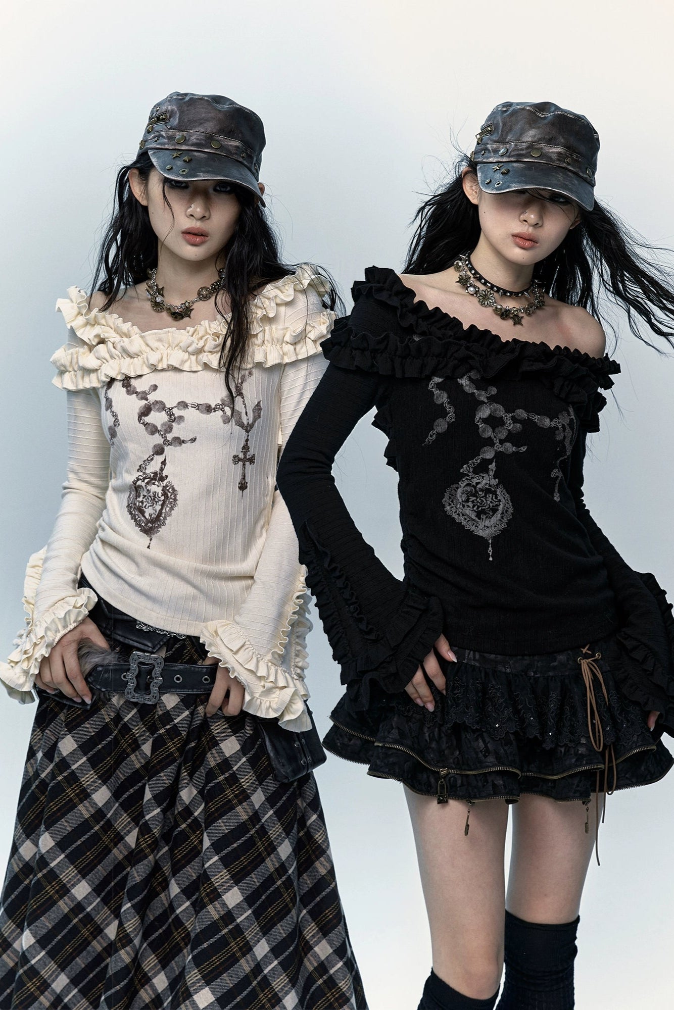 bell-sleeve shirt