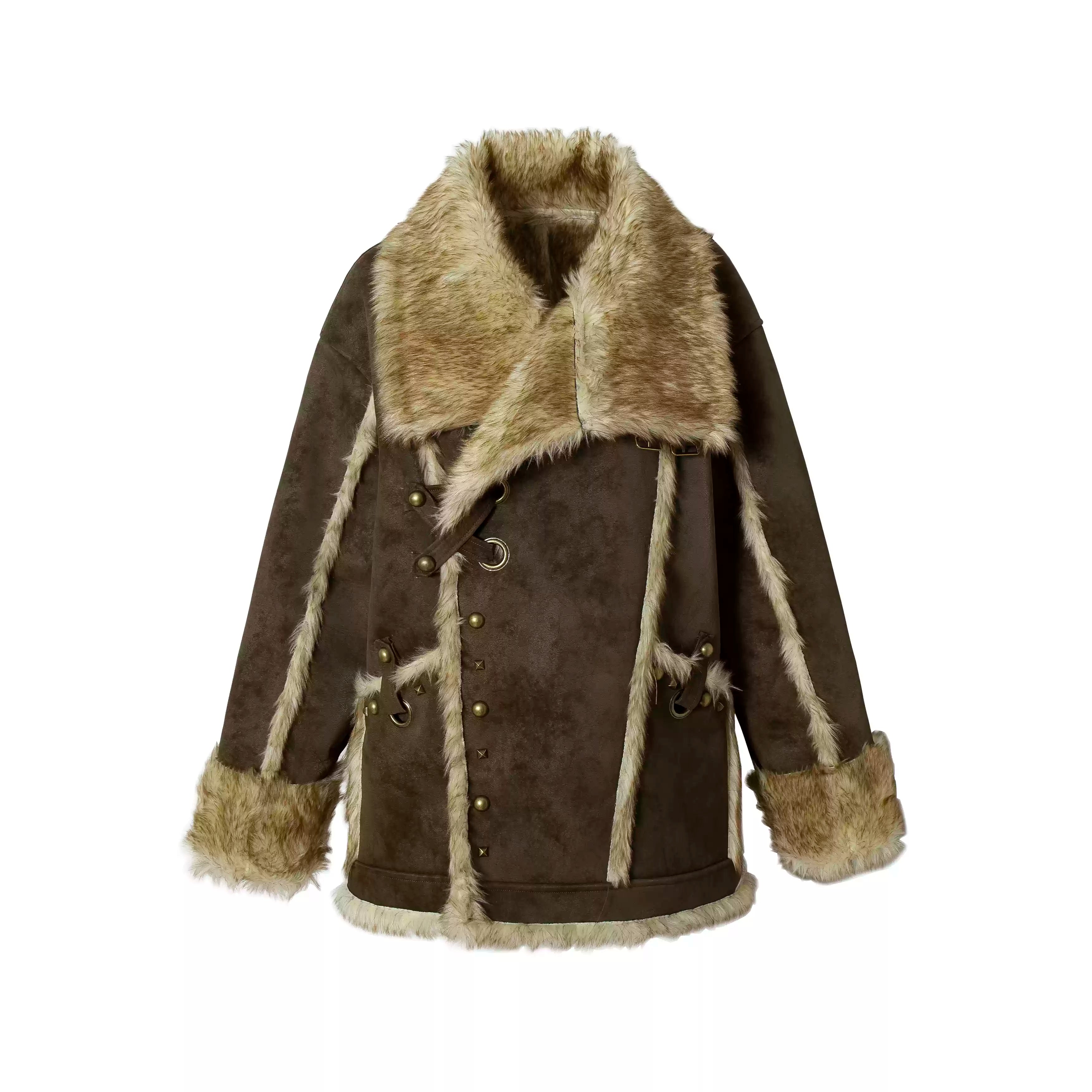 loose fur jacket