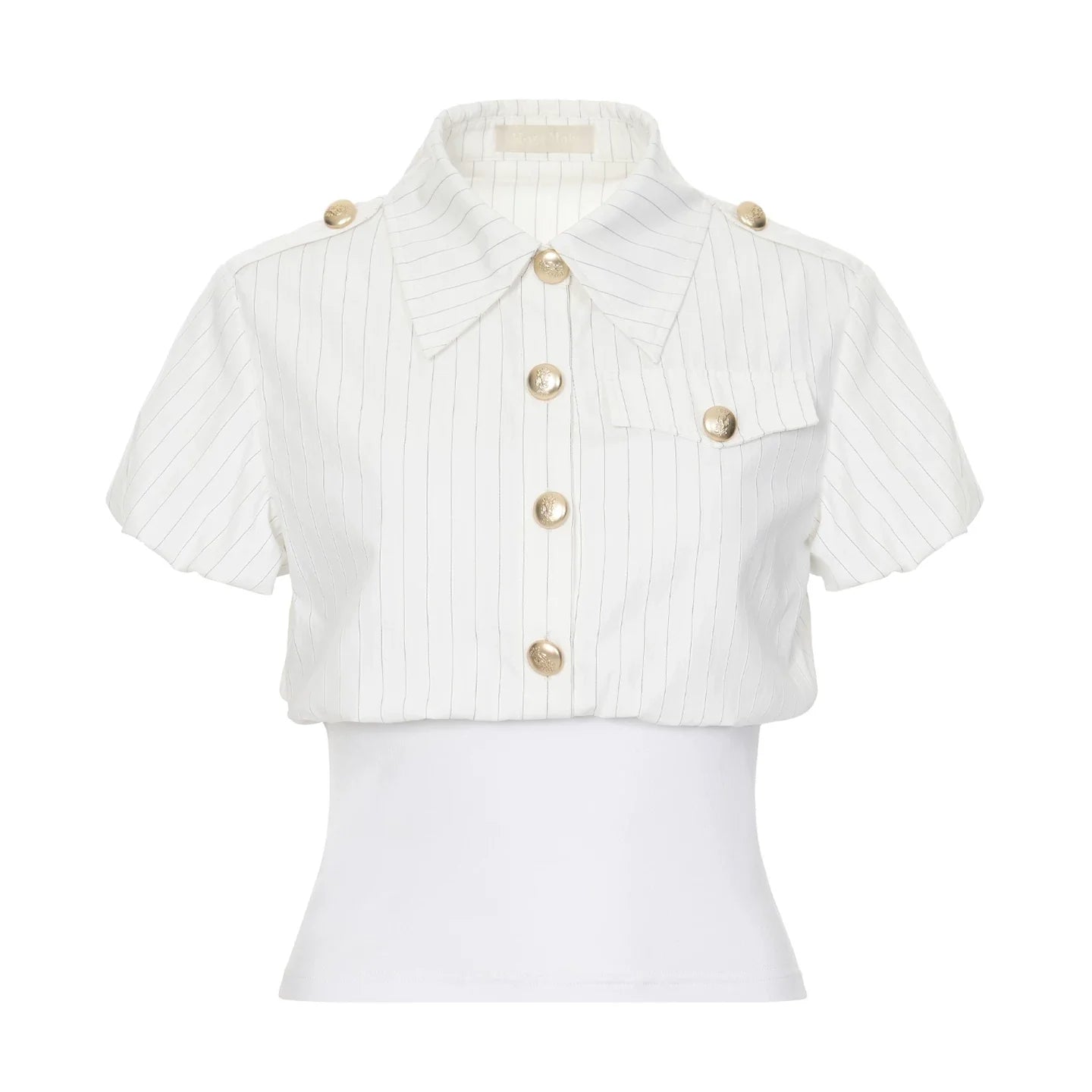 classic stripe short shirt10020