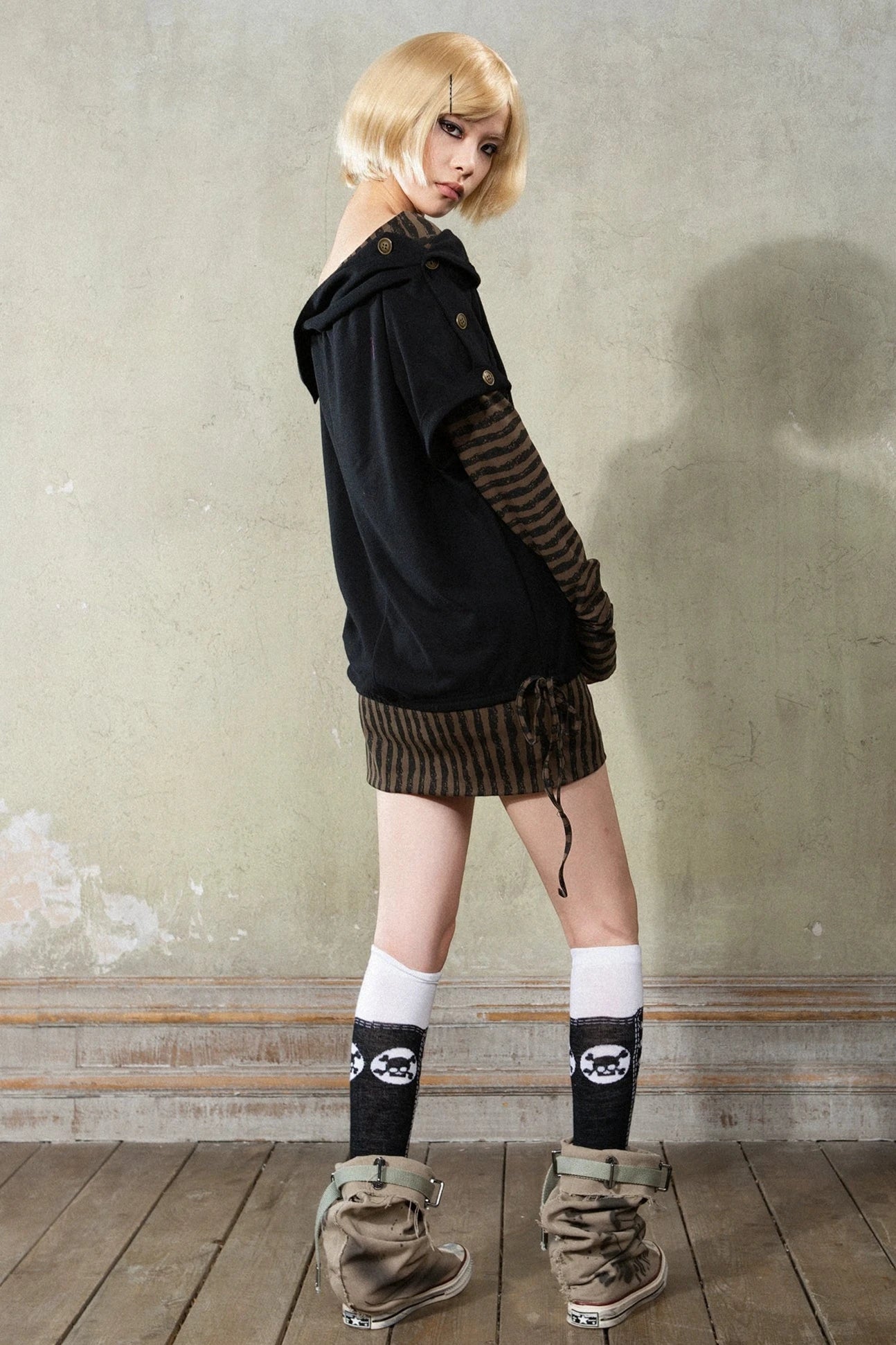 punk loose y2k tops