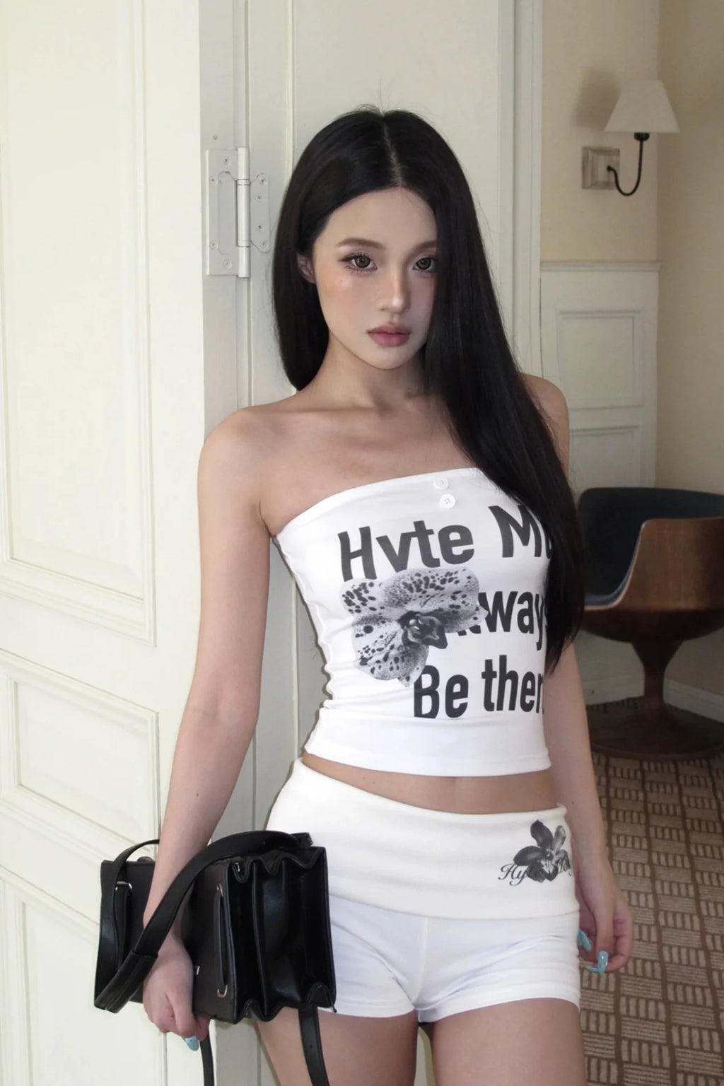 vintage graphic hot pants10022