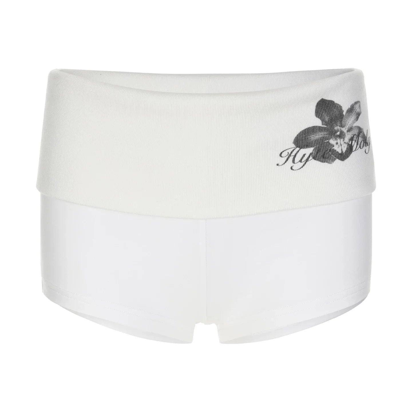 vintage graphic hot pants10022