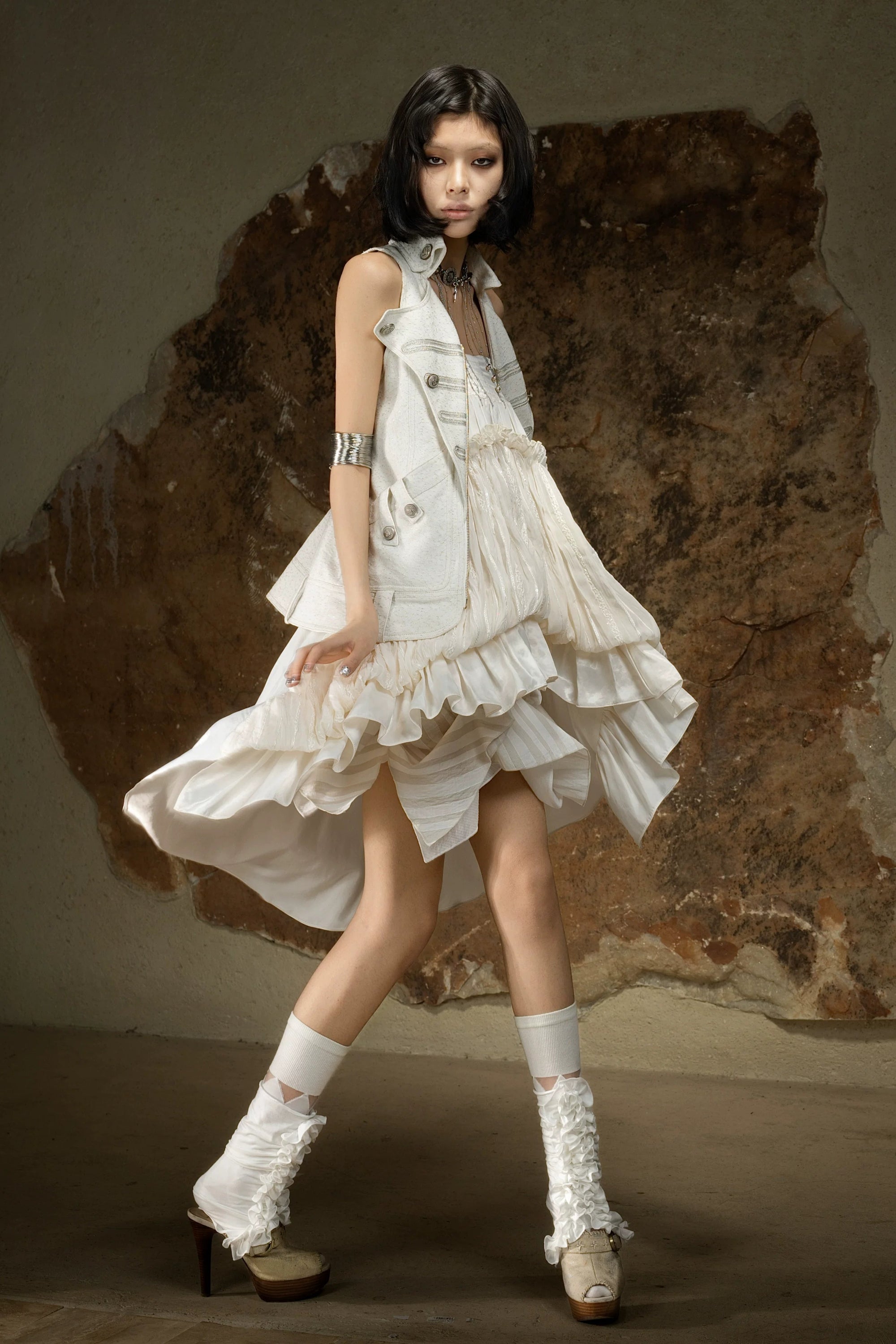 romance layered skirt