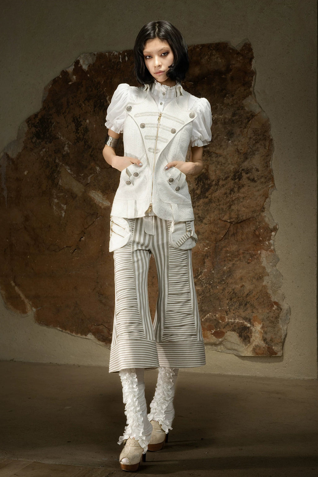 tailored napoleon vest