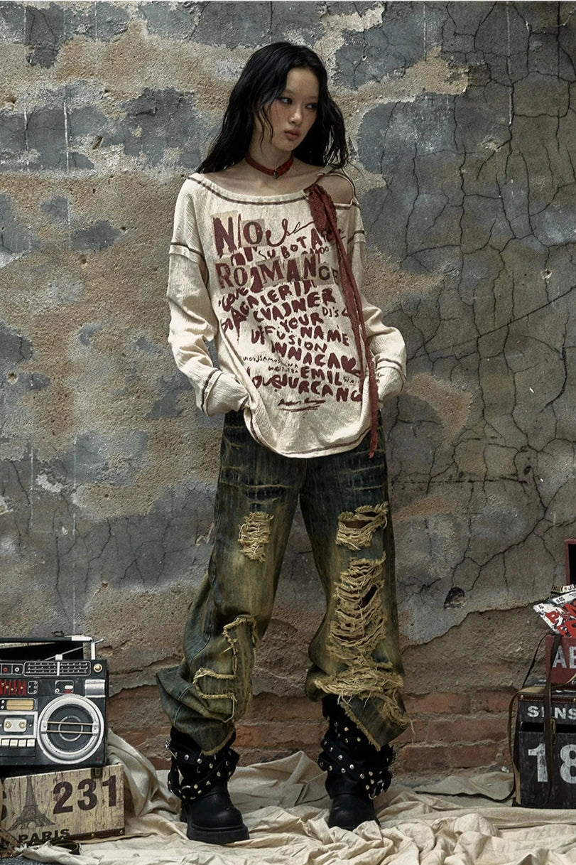 vintage wasteland slouchy tshirts