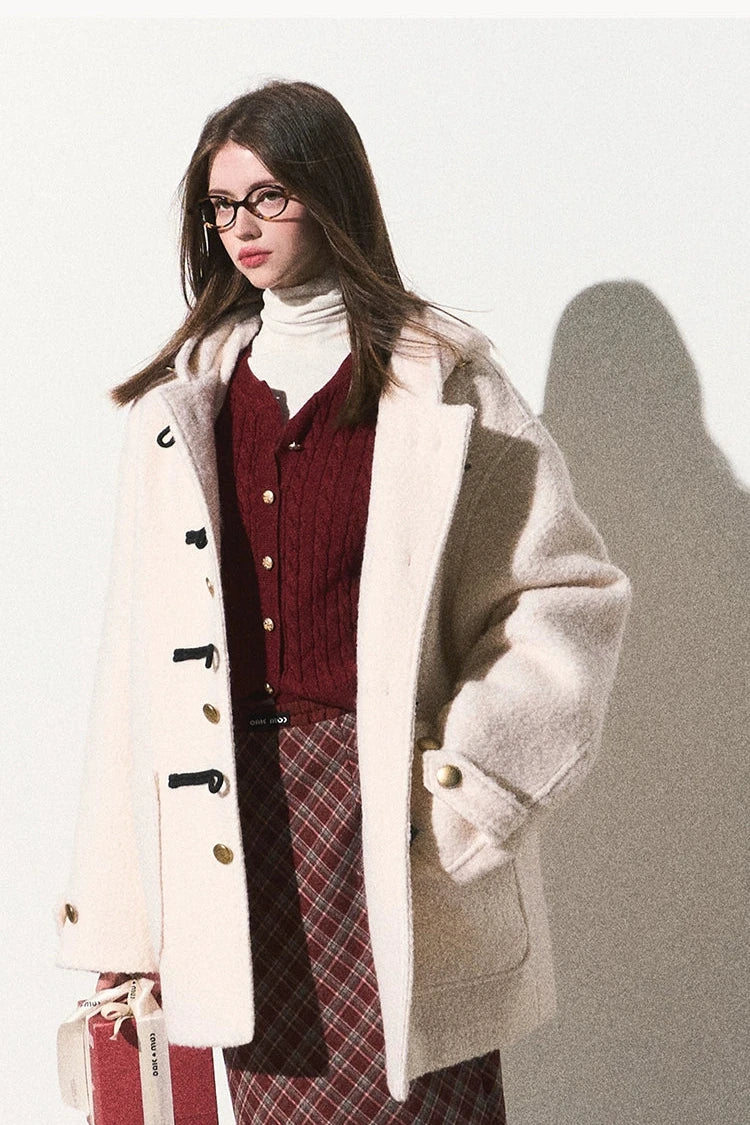 loop wool coat