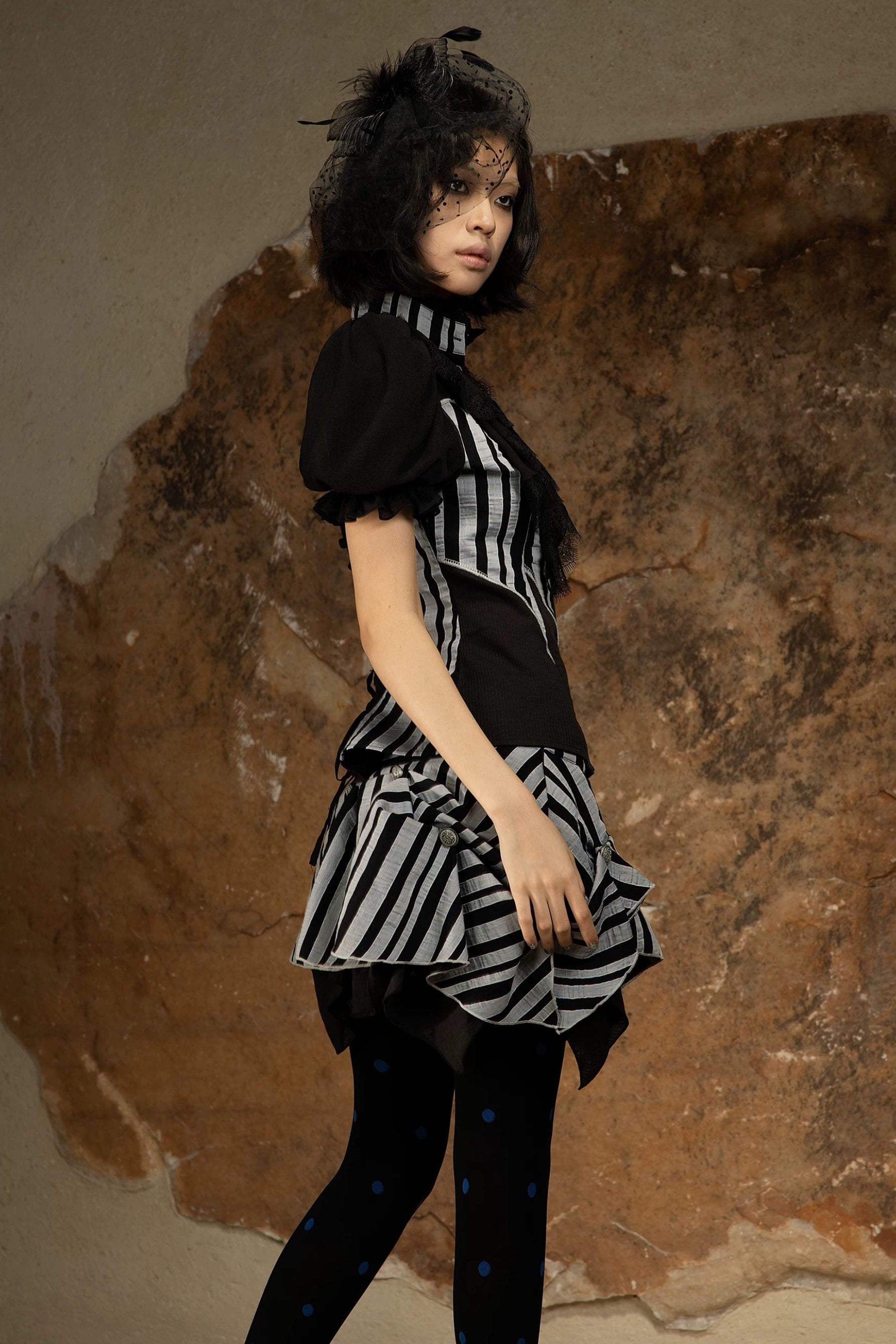 circus stripe skirt