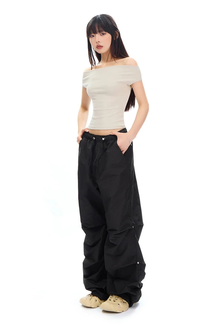 wide leg casual pants