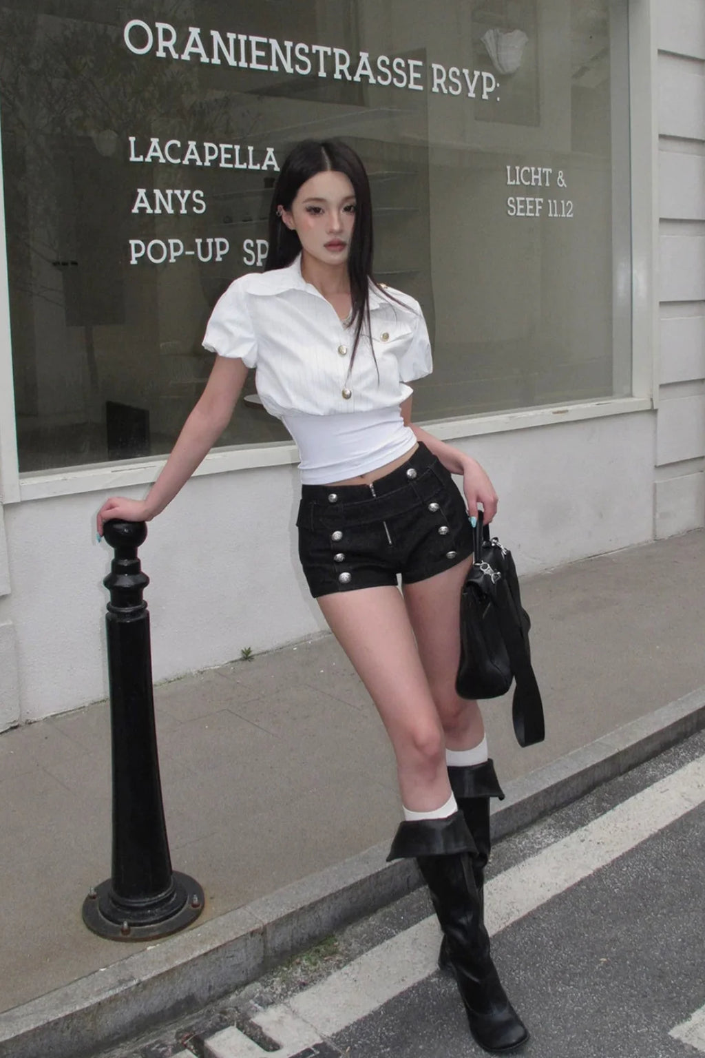 classic stripe short shirt10020