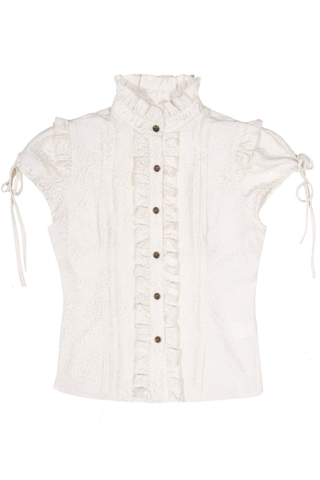 leopard romance blouse