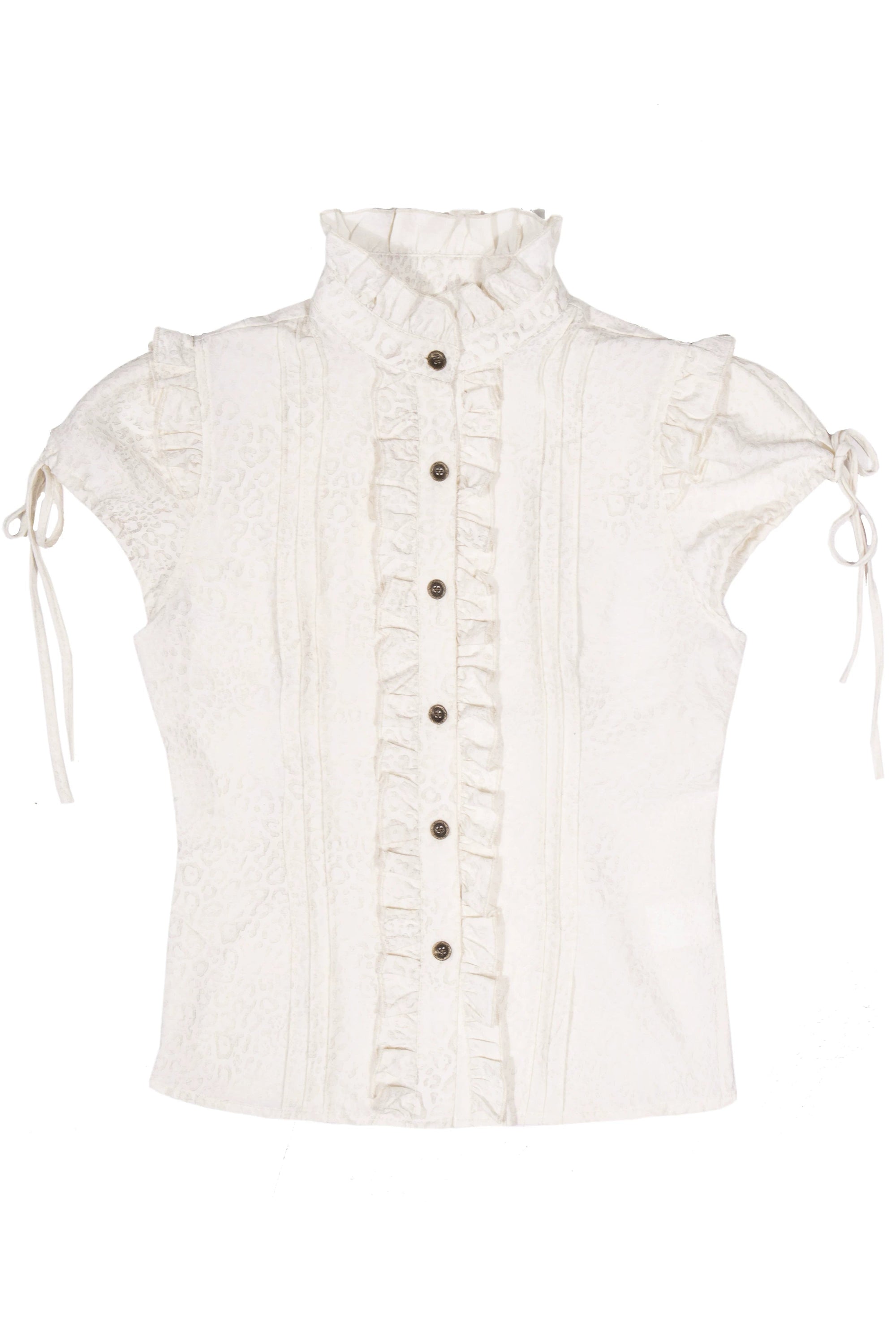 leopard romance blouse