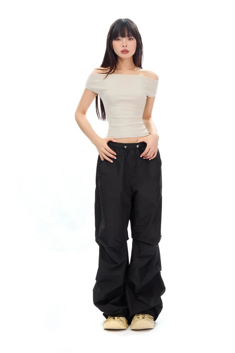 wide leg casual pants