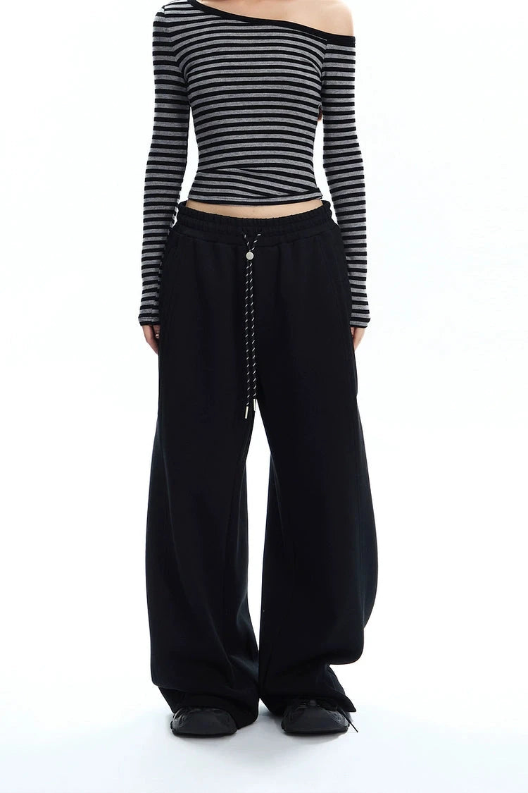 relaxed straight sweatpants