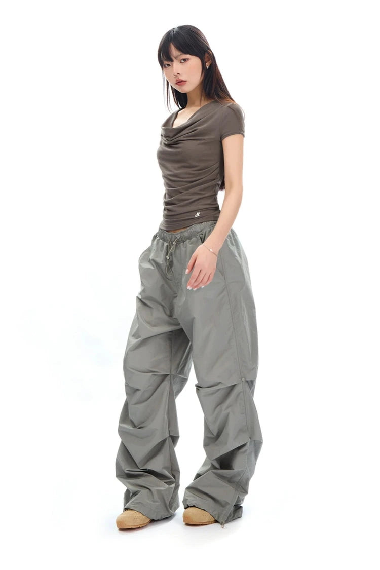 wide leg casual pants