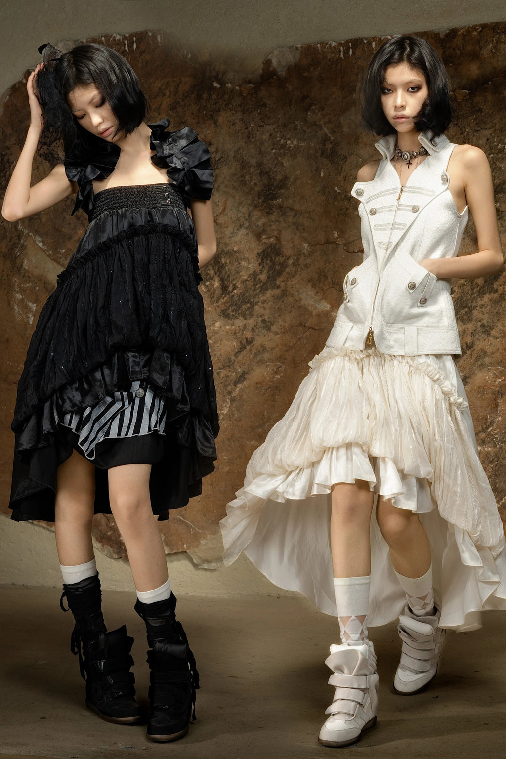 romance layered skirt